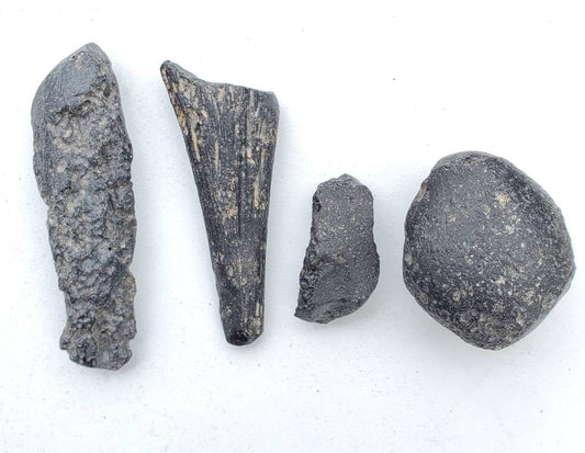 Black Tektite | 4Pc 4oz Selection | Lot #1