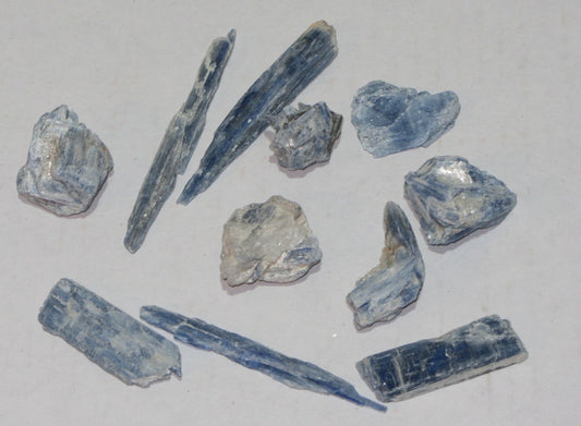 Blue Kyanite Clusters Small-Medium Size 1 pound