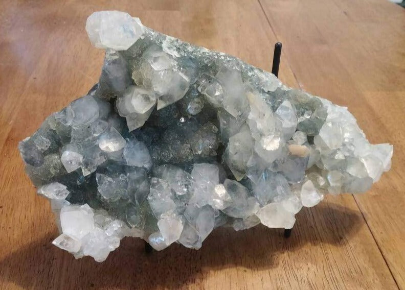 Apophyllite Geode Cluster -