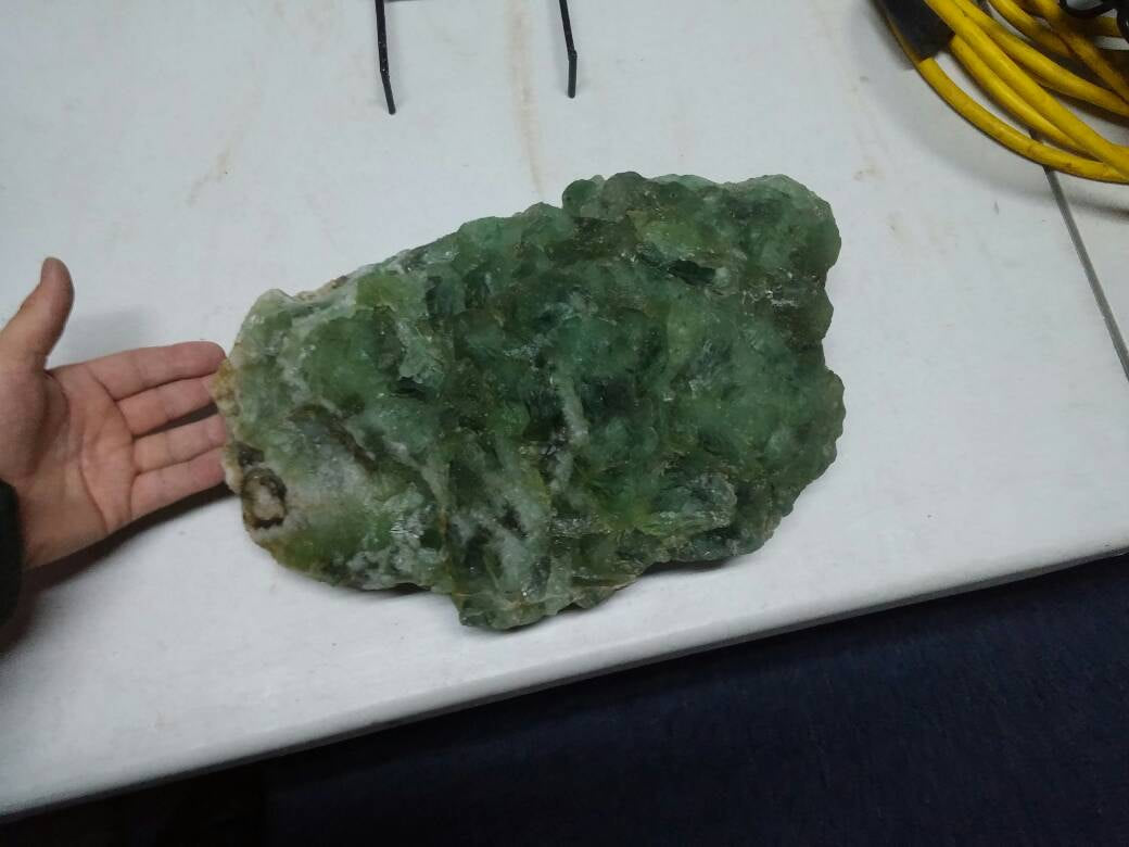 Massive Green Fluorite Shelf or Cabinet Specimen