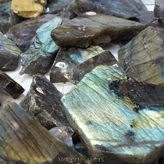 Labradorite Polished Windows 1 Pound