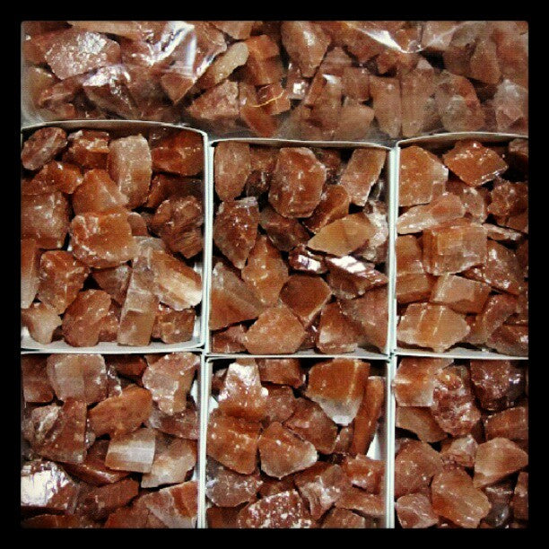 Red Calcite | Natural | Mini to Small | 4oz Bag - The Meteorite Traders