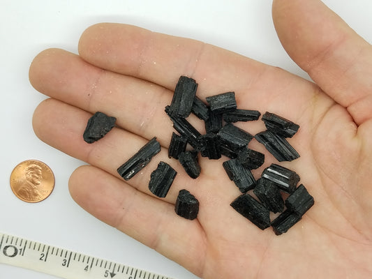 Black Tourmaline Mini Size | 2 per order - The Meteorite Traders