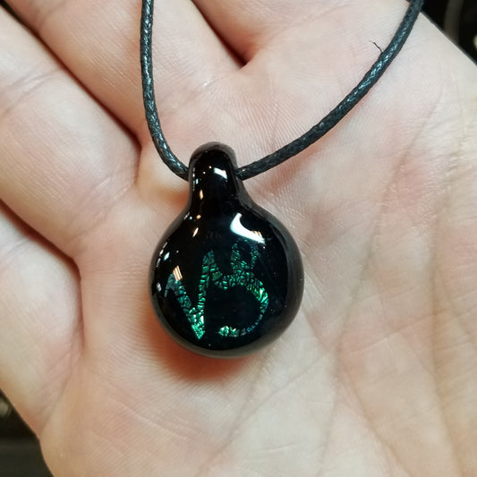 Capricorn Astrology Glass Pendant Clearance - The Meteorite Traders