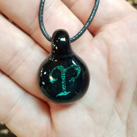 Aries Glass Pendant Clearance - The Meteorite Traders