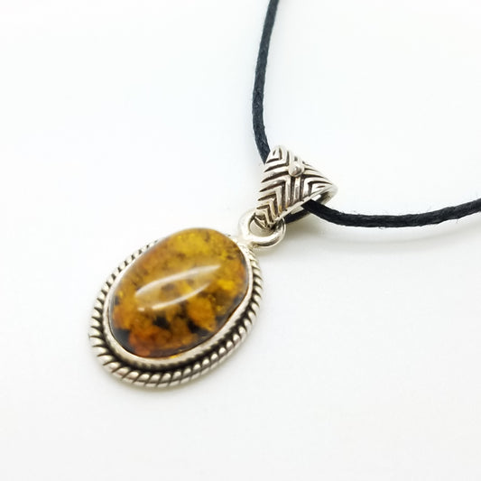 Baltic Amber Pendant - The Meteorite Traders