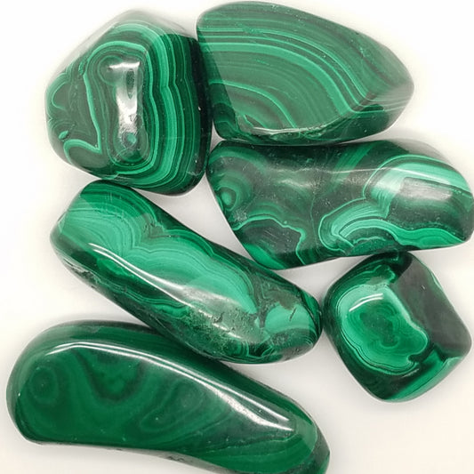 Tumbled Malachite 1pc - The Meteorite Traders