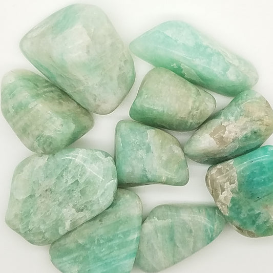 Tumbled Amazonite 1pc - The Meteorite Traders