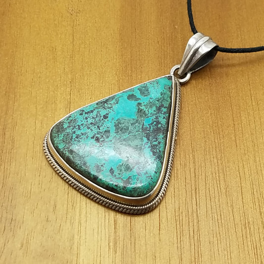 Chrysocolla Pendant - The Meteorite Traders