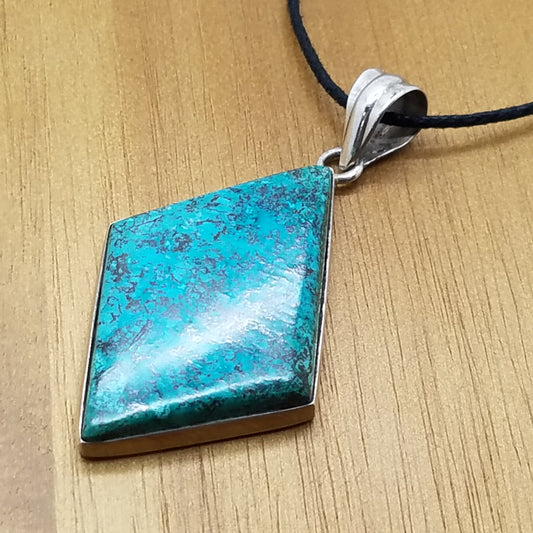 Chrysocolla Pendant - The Meteorite Traders