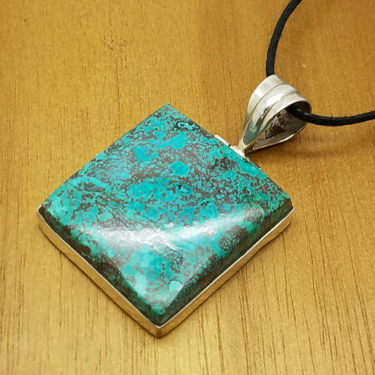 Chrysocolla Pendant - The Meteorite Traders