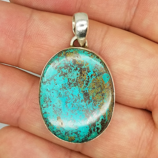 Chrysocolla Pendant - The Meteorite Traders