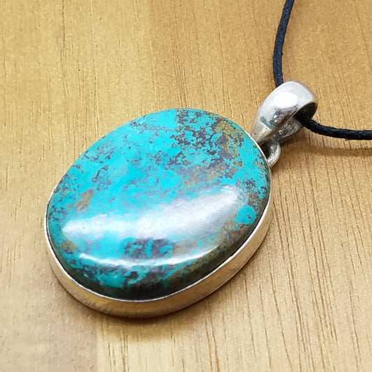 Chrysocolla Pendant - The Meteorite Traders