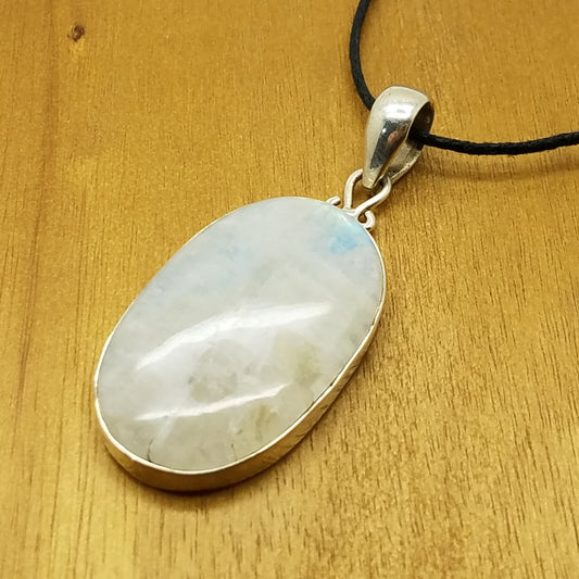Rainbow Moonstone Pendant - The Meteorite Traders