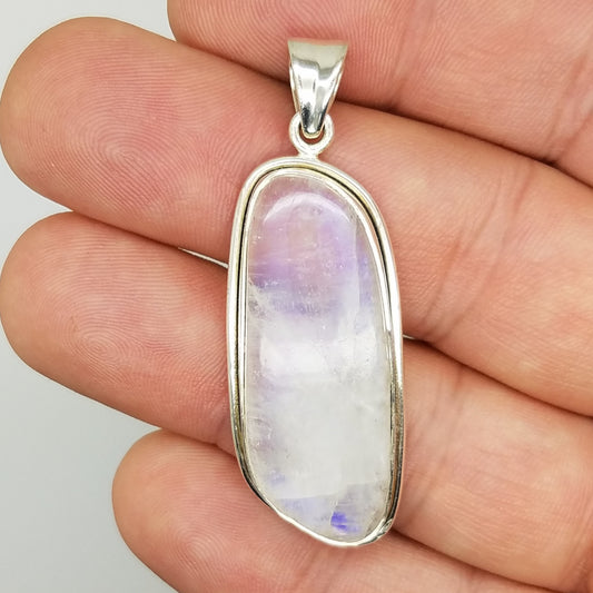 Rainbow Moonstone Pendant - The Meteorite Traders