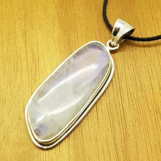 Rainbow Moonstone Pendant - The Meteorite Traders