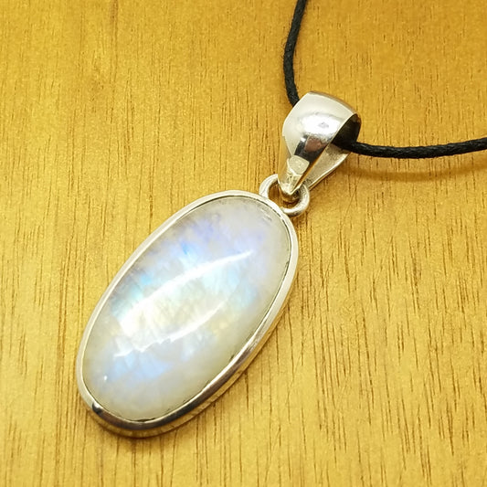 Rainbow Moonstone Pendant - The Meteorite Traders