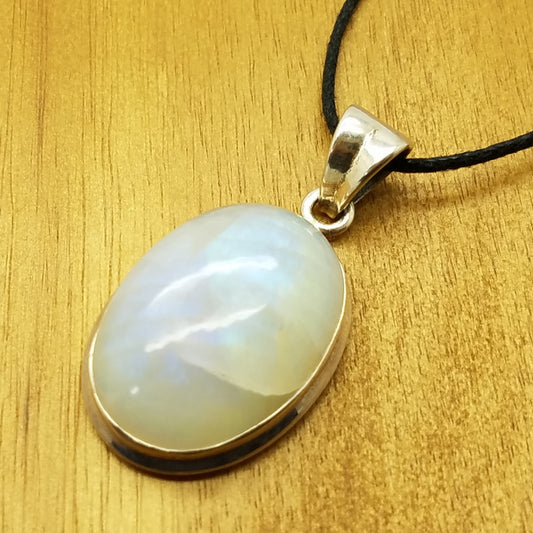 Rainbow Moonstone Pendant - The Meteorite Traders