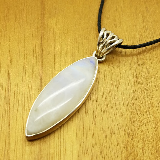 Rainbow Moonstone Pendant - The Meteorite Traders