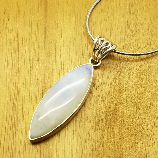 Rainbow Moonstone Pendant - The Meteorite Traders