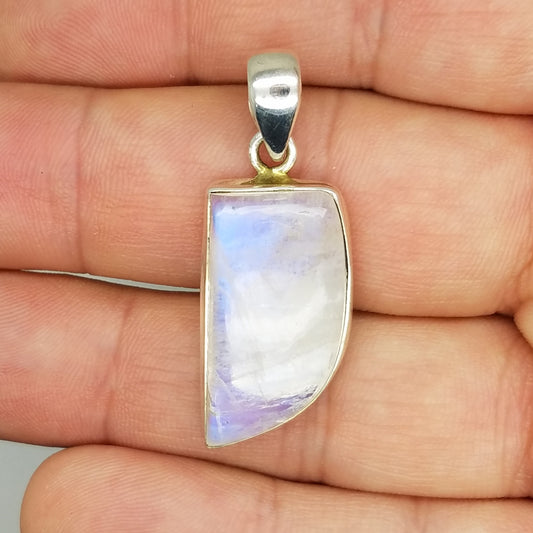 Rainbow Moonstone Pendant - The Meteorite Traders