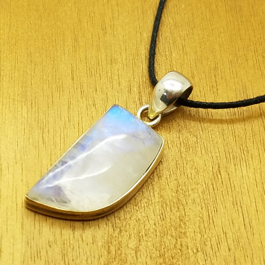 Rainbow Moonstone Pendant - The Meteorite Traders