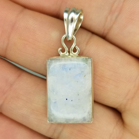 Rainbow Moonstone Pendant - The Meteorite Traders