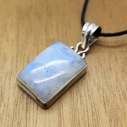 Rainbow Moonstone Pendant - The Meteorite Traders