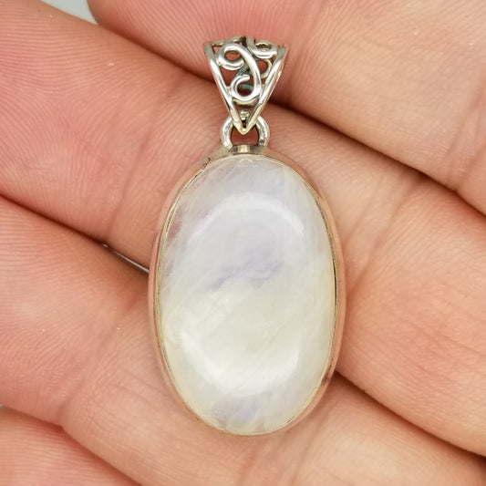 Rainbow Moonstone Pendant - The Meteorite Traders
