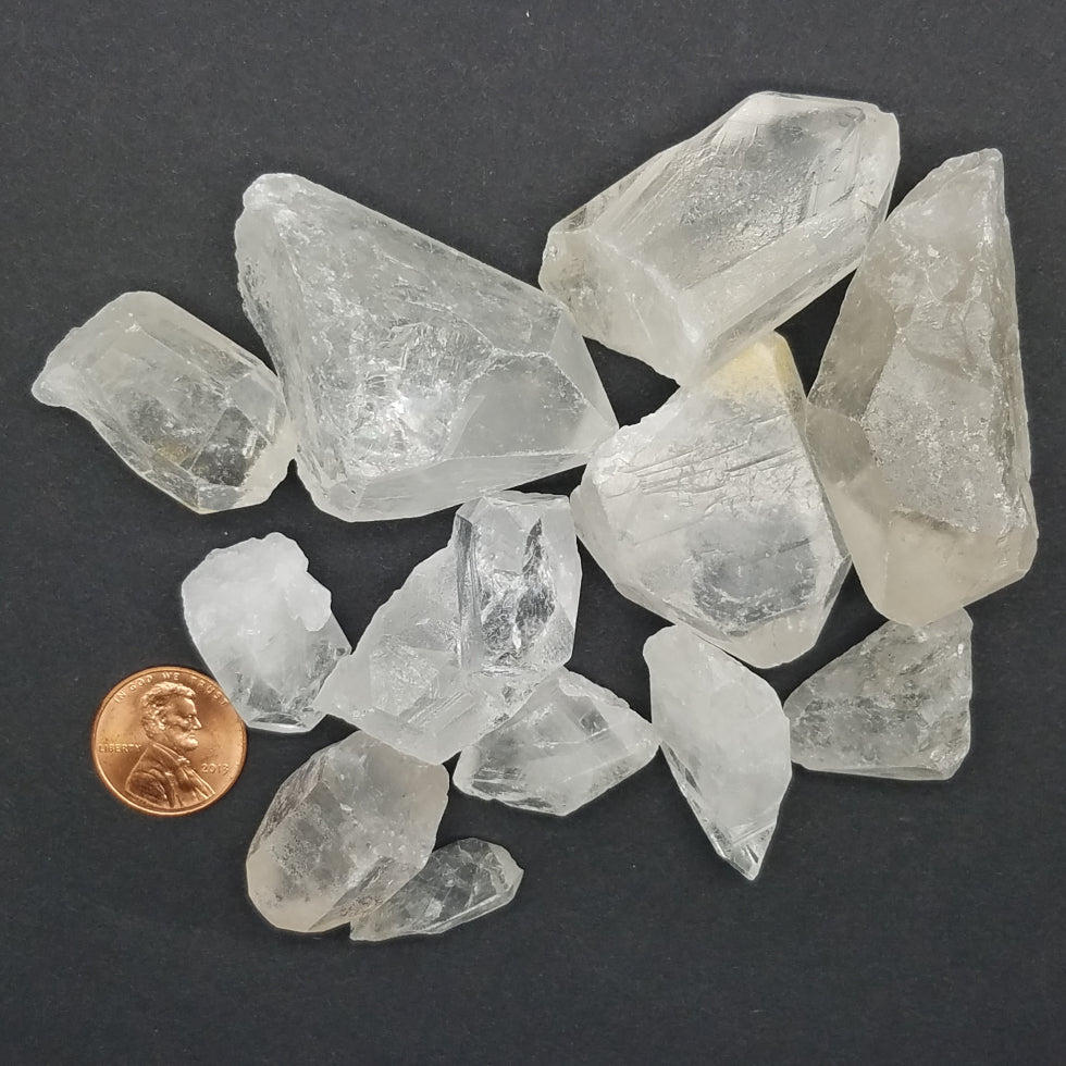 Clear Quartz Crystals C-Grade 1pc - The Meteorite Traders