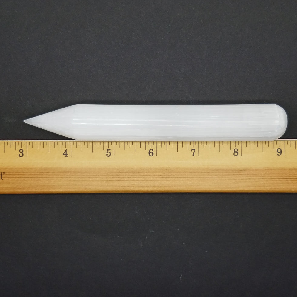 Selenite Massage Wand | 1 Pc - The Meteorite Traders