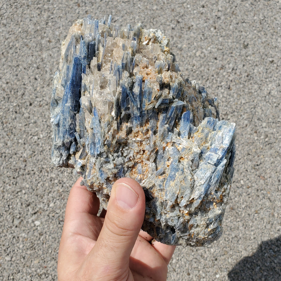 Blue Kyanite Large Cluster A1