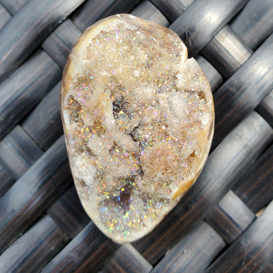 Spiralite Aura Fossil Pendant