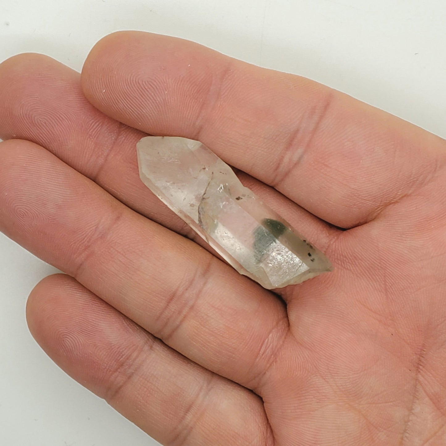 Chlorite Green Phantom Quartz Crystal Point