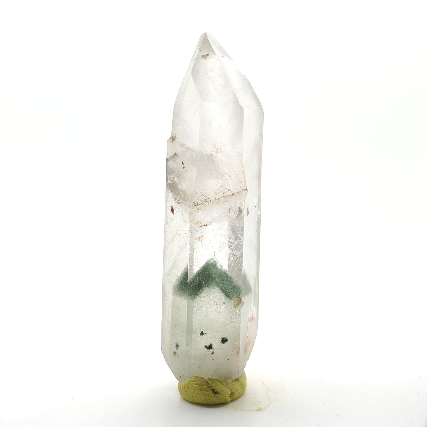 Chlorite Green Phantom Quartz Crystal Point