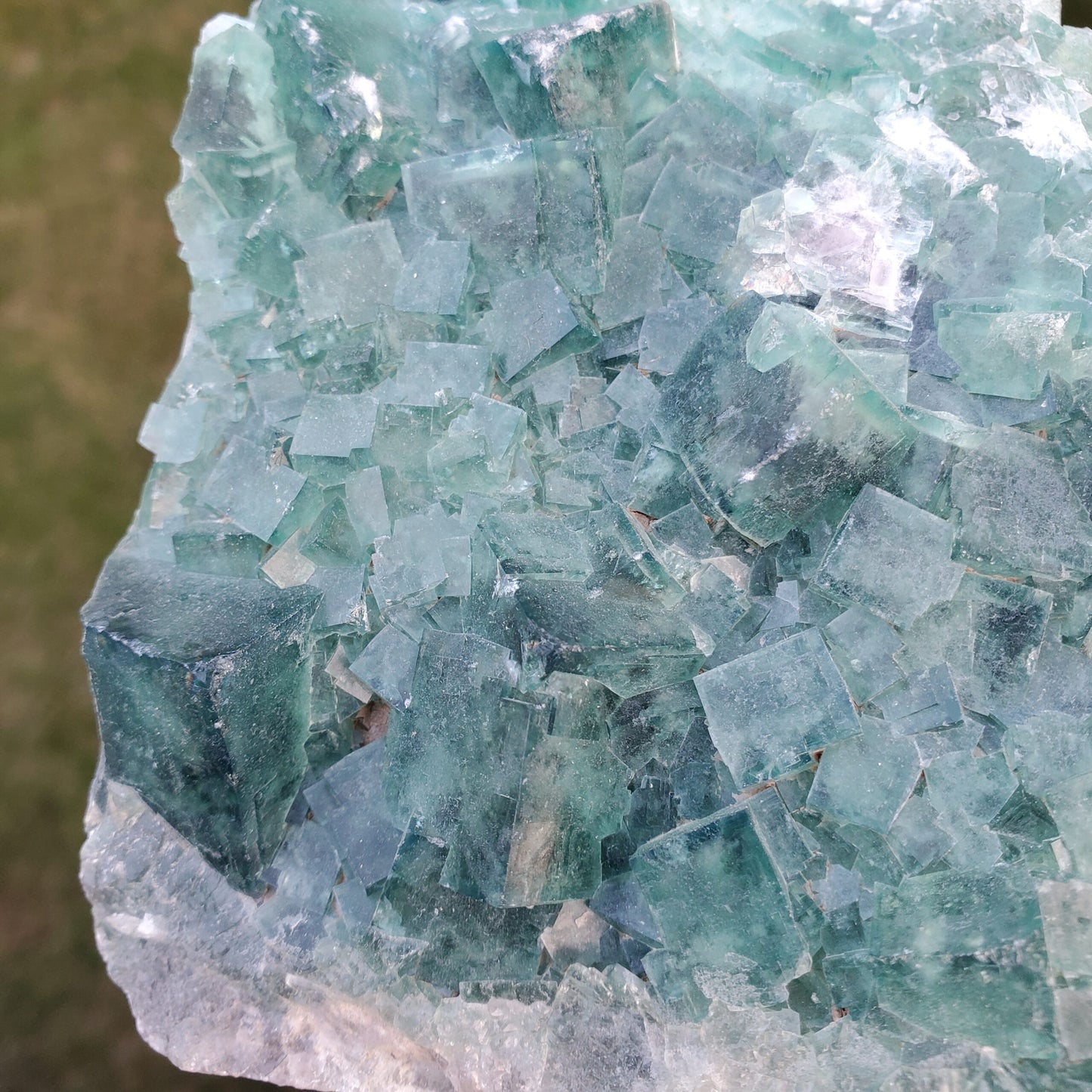 Fluorite Crystal Cluster