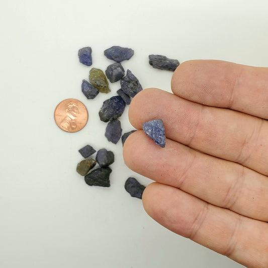 Tanzanite raw crystals