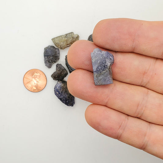 Tanzanite raw crystals