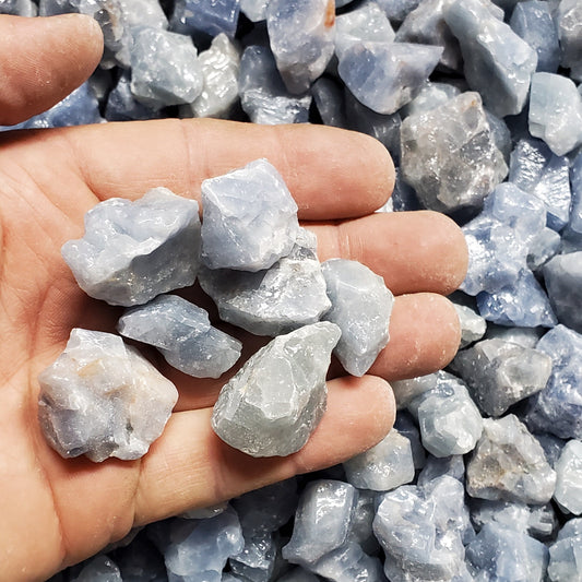 Blue Calcite | Small | 5 LB Box