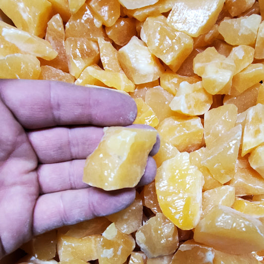 Orange Calcite | Small | 5 LB Box