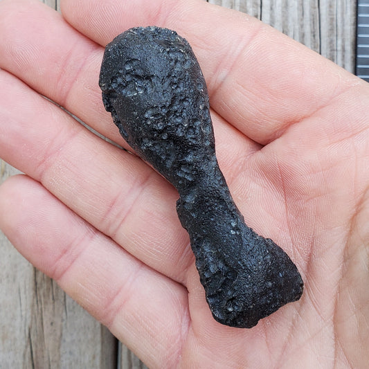 Unique Black Thailand Tektite Specimen | Tek9