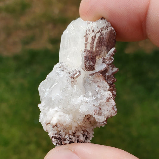 Superb Apophyllite Stilbite Small Cluster APO4-5