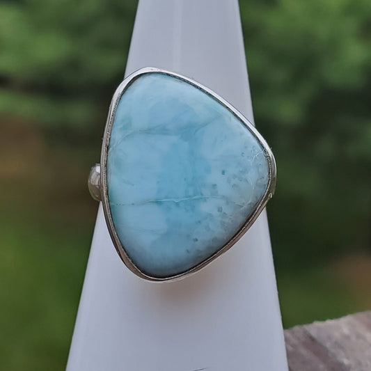 Larimar Gemstone Sterling Ring