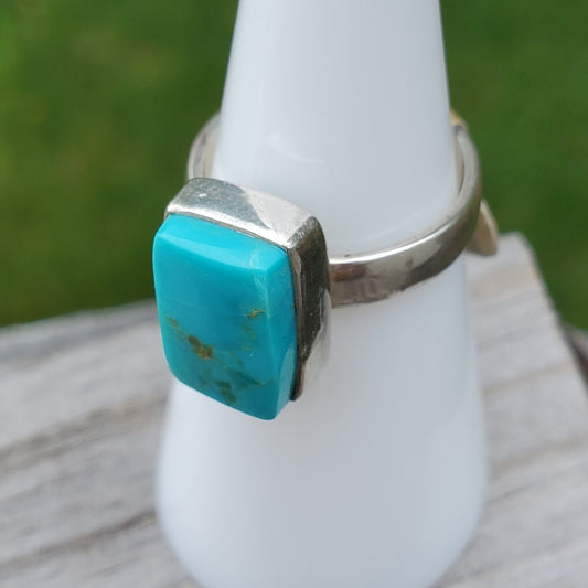 Turquoise Gemstone Sterling Ring