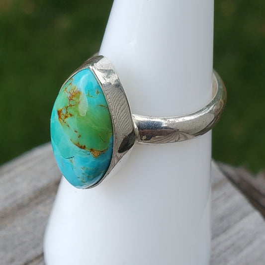 Turquoise Gemstone Sterling Ring