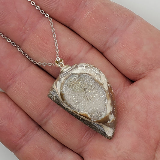 Spiralite Fossil Pendant