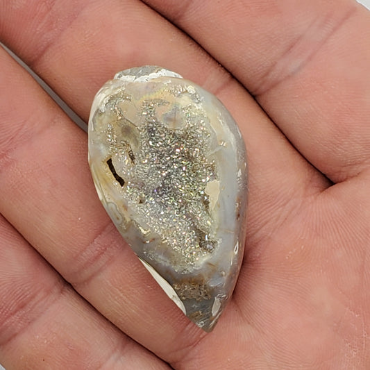 Gold Aura Spiralite Fossil