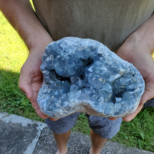 Celestite Cluster Large