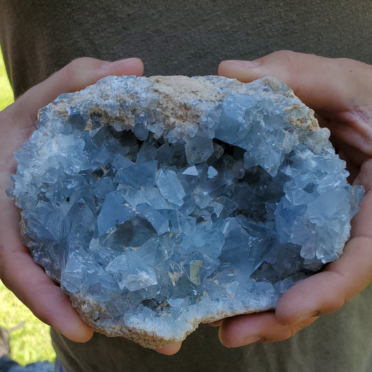 Celestite Cluster Medium