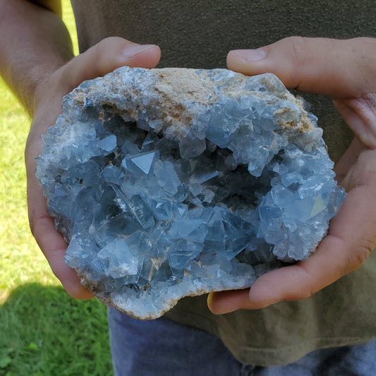 Celestite Cluster Medium